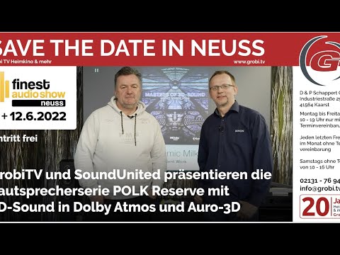 Kurz und knackig - 11. & 12. Juni 2022 "kleine" High End in Neuss. Wir stellen mit SoundUnited aus.