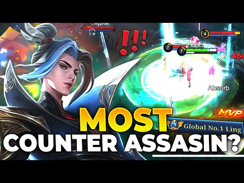 MY LING VS MOST COUNTER ASSASSIN?MLBB