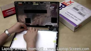 Laptop screen repair, LCD Screen replacement tutorial [ASUS U50A]