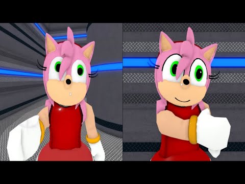 Old vs New Amy Rose Jumpscare - Roblox Piggy Sonic