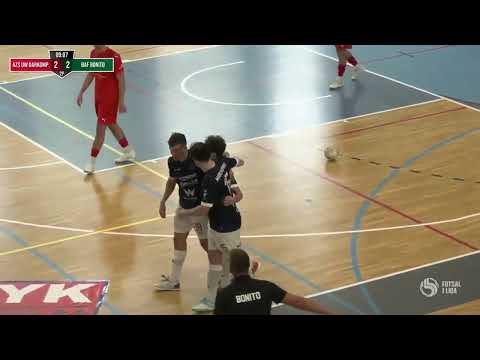 SKRÓT: AZS UW Darkomp Wilanów vs. BAF Bonito Białystok | 2. kolejka 1. ligi futsalu