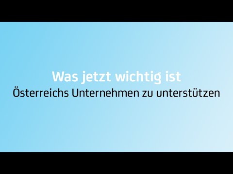 TV Werbung 2020 | Unterstützung von Österreichs Unternehmen | Bank Austria | Was jetzt wichtig ist