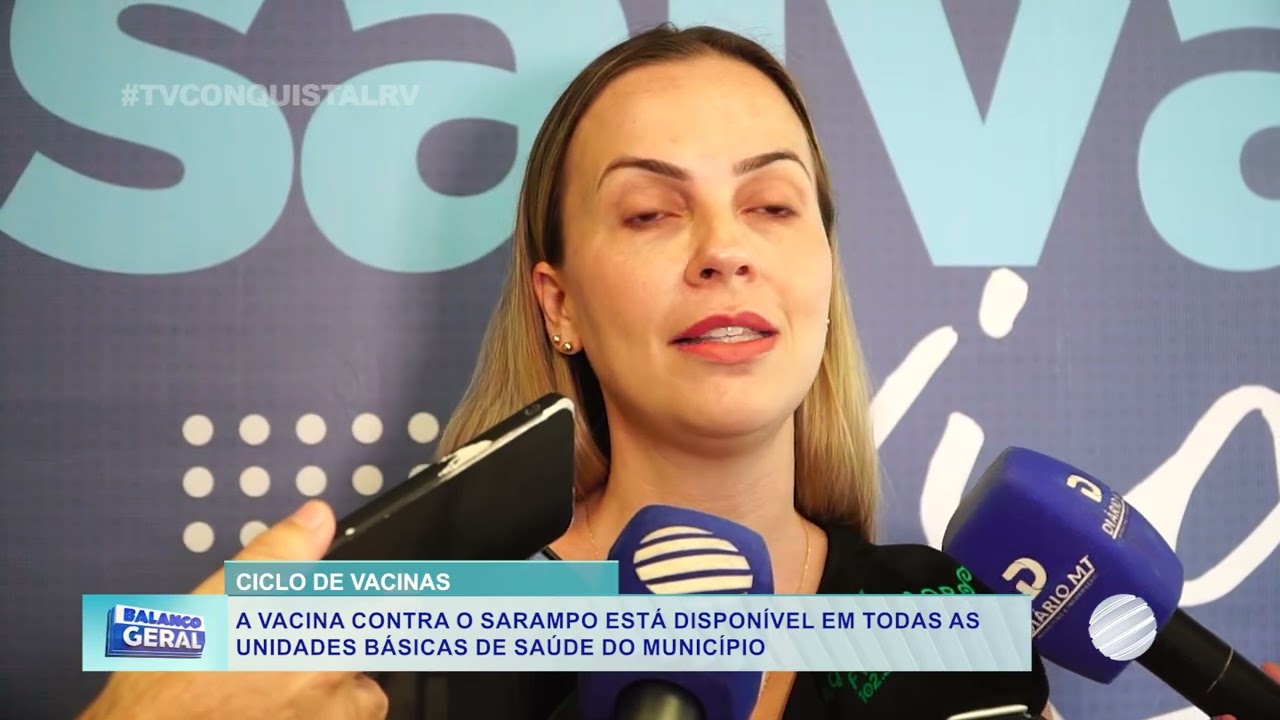 A vacina contra o sarampo está disponível em todas em todas as unidades básicas de saúde do município