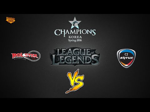 KT Rolster vs. CJ Entus | LCK Spring Split 2016 | W6D3 Game 2