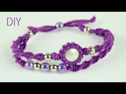 Heart Friendship Bracelet for Valentines Day DIY Tutorial
