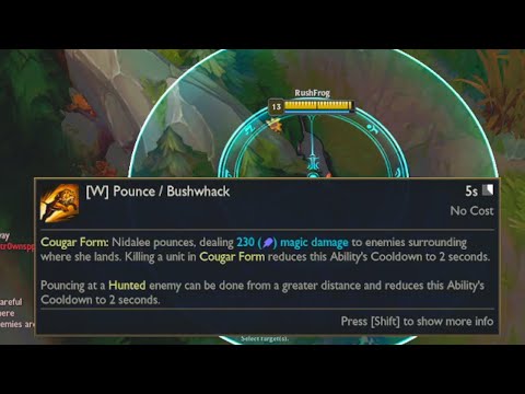 3k+ hours Nidalee main didn't know this