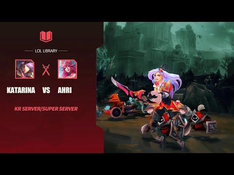 [LOL LIBRARY]How master-elo or above Katarina player lane against Ahri and get solo kills