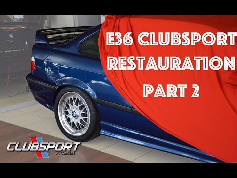 BMW E36 Clubsport Restauration Teil 2 restoration part 2