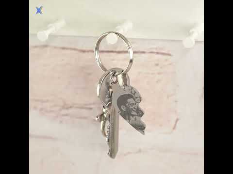 Llavero corazón partido personalizado Llavero corazón partido personalizado