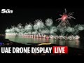 LIVE Ras Al Khaimah In The UAE Welcomes New Year With Spectacular Drone Display