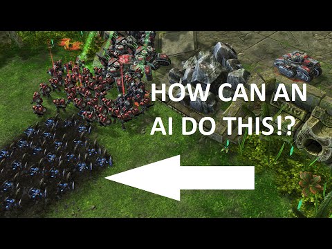 MOST AMAZING AI PLAY EVER - Starcraft 2 AI - Sajuuk vs ANIbot