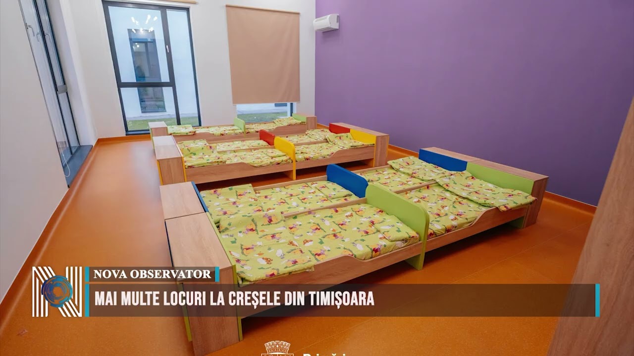 Mai multe locuri la creșele din Timișoara
