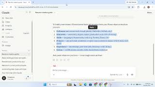 How to Write a CV/Resume with Claude AI (Professional Step-by-Step Guide)