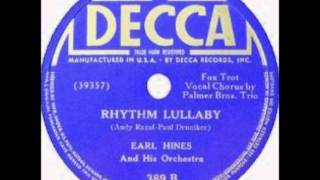 Earl Hines Ochestra - Rhythm Lullaby