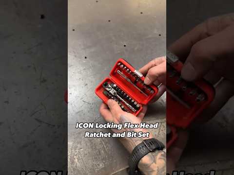ICON Locking Flex Head Ratchet and Bit Set | Harbor Freight