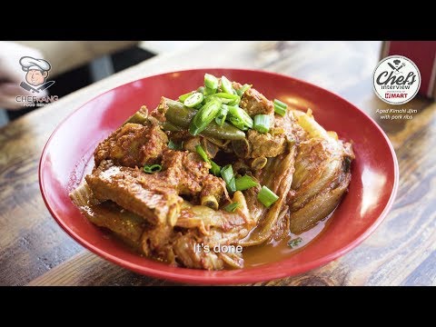 Chef John Kang no Food Rehab: Kimchi Jjim envelhecido com costelinha de porco / 돼지갈비 묵은지 김치찜