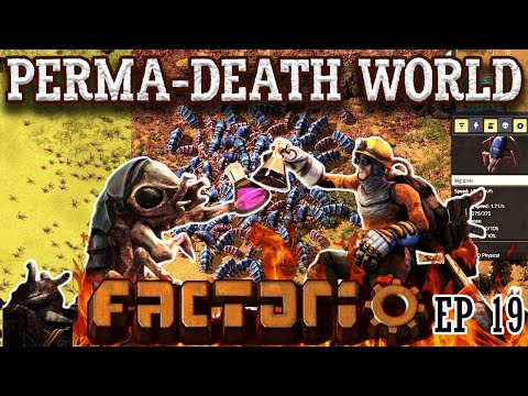Will Poking the Biter Nest Finally Lead to My Death?!| FACTORIO: PERMA-DEATHWORLD Ep 19