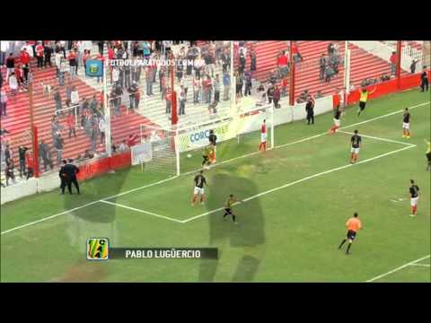 Gol de Lugüercio.Instituto 0 Aldosivi 1.Fecha 21.Torneo Primera B Nacional 2014.FPT