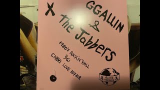 GG Allin And The Jabbers - 1980’s Rock n’ Roll/Cheri Love Affair 7” (2020 Blood Orange Reissue)