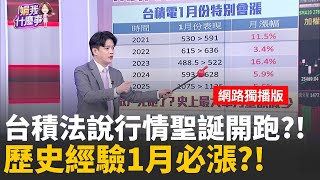 台股無敗象?融資創高都高手? 台積電會推最後一把?! 內資強軋外資?!基本面.強勢股續強 櫃買扮最強指標? │20251224│關我什麼事feat.陳智霖