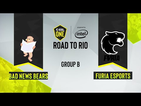 CSGO - Bad News Bears vs. FURIA Esports [Mirage] Map 2 - ESL One Road to Rio - Group B - NA