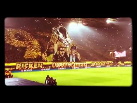 BVB Choreografie  Ricken lupfen Jetzt Jaaaaaa