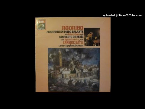 Joaquin Rodrigo : Concierto in modo galante for cello and orchestra (1949)