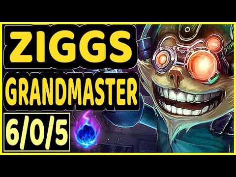 BACA (ZIGGS) - 6/0/5 KDA GAMEPLAY - EUW Ranked GRANDMASTER
