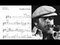 Phil Woods' alto sax solo TRANSCRIPTION on 'Yardbird Suite' (Eb)