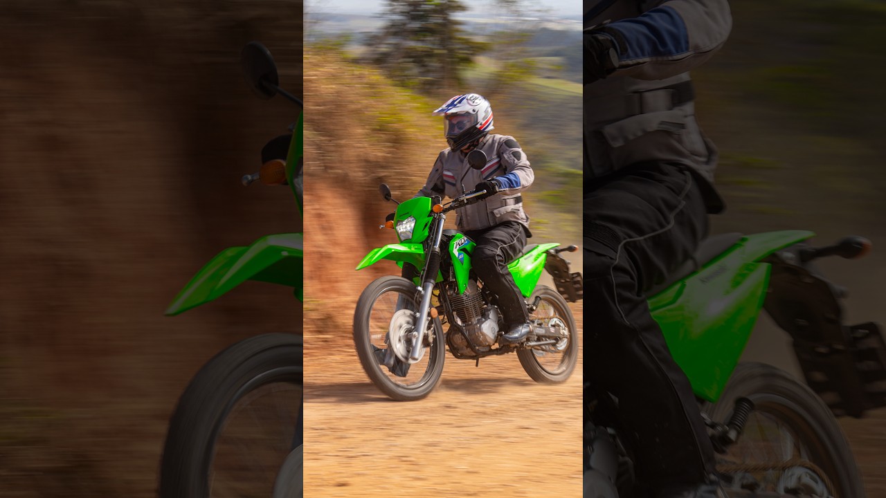 Na trilha com a KAWASAKI KLX 230, uma delícia de trail raiz! #automobile