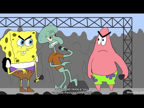 Part Few!!! Squidward vs Patrick “Lyrical clash” (Animation)
