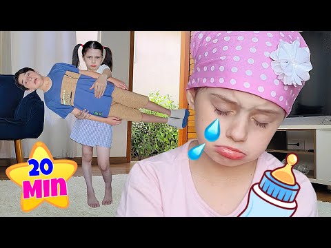 Julinha learns to be a good sister to Baby Sister | Mimi Julinha