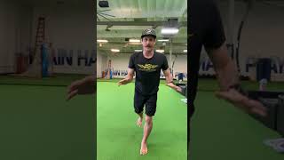 Single Leg Balance Touchdown Progression with Voodoo Stache :})