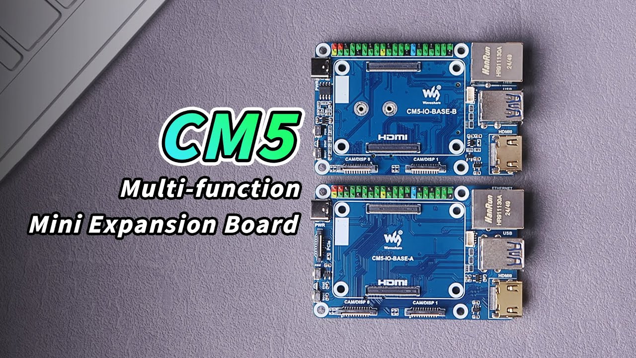 Build with Raspberry pi CM5: Waveshare  Mini Base Board#cm4 #cm5 #raspberrypi