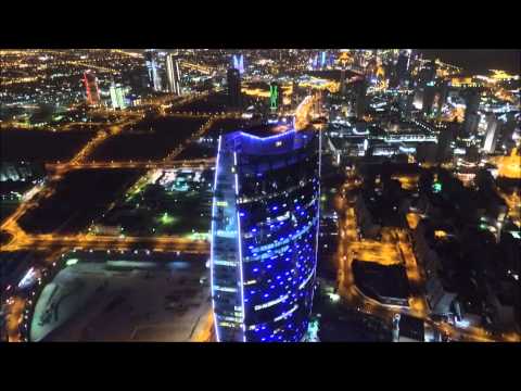 United Tower in Kuwait By Phantom 3 - high altitude 