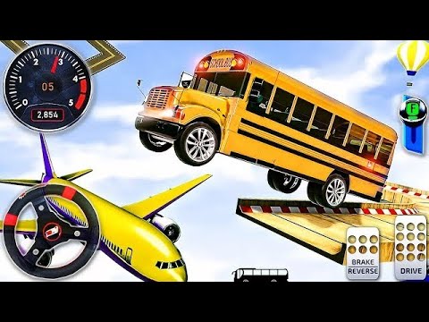 Impossible Bus Stunt Racing 2023 - Mega Ramp Driving Simulator 3D - Android GamePlay- 1