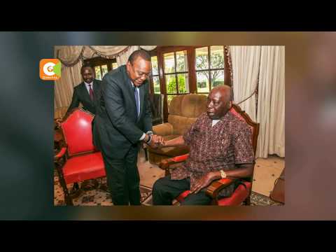 Uhuru visits Daniel Moi