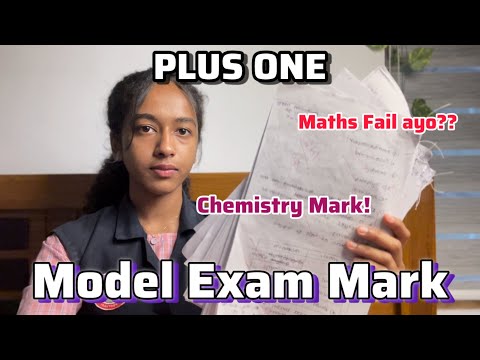 🥲😭Plus One Model Exam Mark📉😰