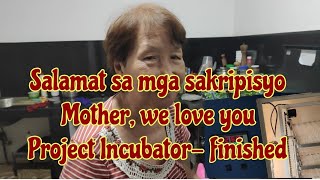 Salamat sa napakalaking sakripisyo mo mother OFW story, incubator tapos na po, bravo daddy!