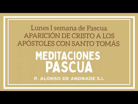 APARICIÓN DE CRISTO A LOS APÓSTOLES CON SANTO TOMÁS #pascua #meditacion 