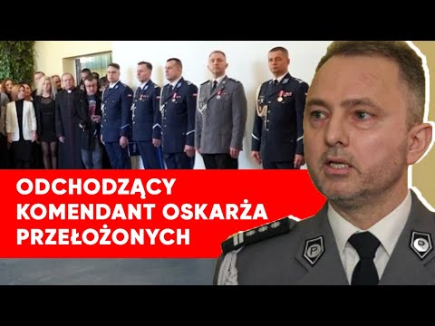 Komendant odszedł z hukiem. Szokujące słowa. MSWiA: Próbowali zapisać policjantów do PiS