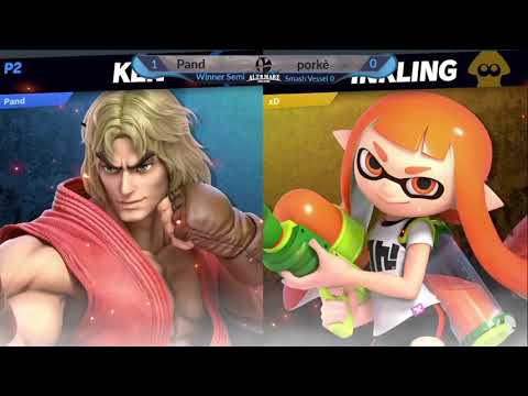 Smash Vessel 0 - Pand (Ice Climbers, Ken, Fox) Vs Porkè (Inkling) - Winners Semis