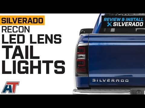 2014-2018 Silverado Recon LED Smoked Lens Tail Lights Review & Install