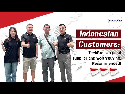 Welcome Indonesian Customers to Visit TechPro Factory and Arrange Delivery of 6KW Laser Cutter