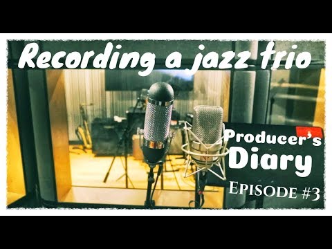 Dayna Stephens, Eric Harland, Ben Street in the Studio  •  Producer's Diary • 2019 #3