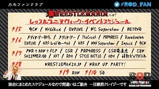 #ROD_FAN Vol.3-5 WWEレッスルマニア現地観戦レポ④ 裏レッスルマニア／レッスルマニアウィーク完結編