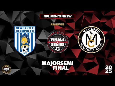 NPL Men's NNSW Major Semi Final Reserve Grade - Newcastle Olympic v Maitland FC