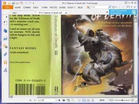 Let's Play Talisman of Death (Fighting Fantasy Game Book) Part 1
