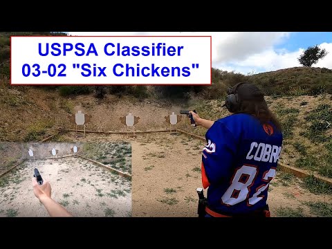 USPSA Classifier #03-02 "Six Chickens" - CZ Tactical Sports