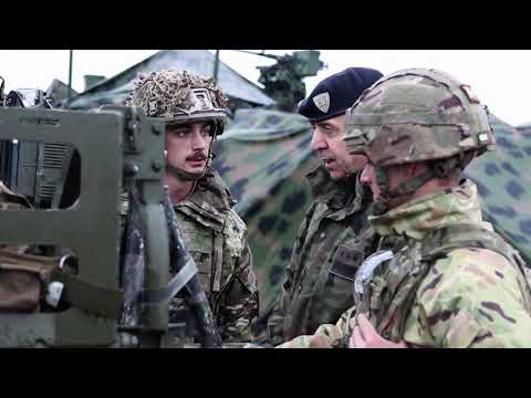 Lt. Gen Sławomir Wojciechowski Visits Battle Group Poland For Fire Wolf + Bull Run 12 Training, NATO
